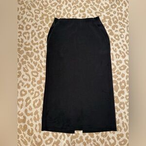 Lulu Lemon Charcoal Midi Pencil Skirt